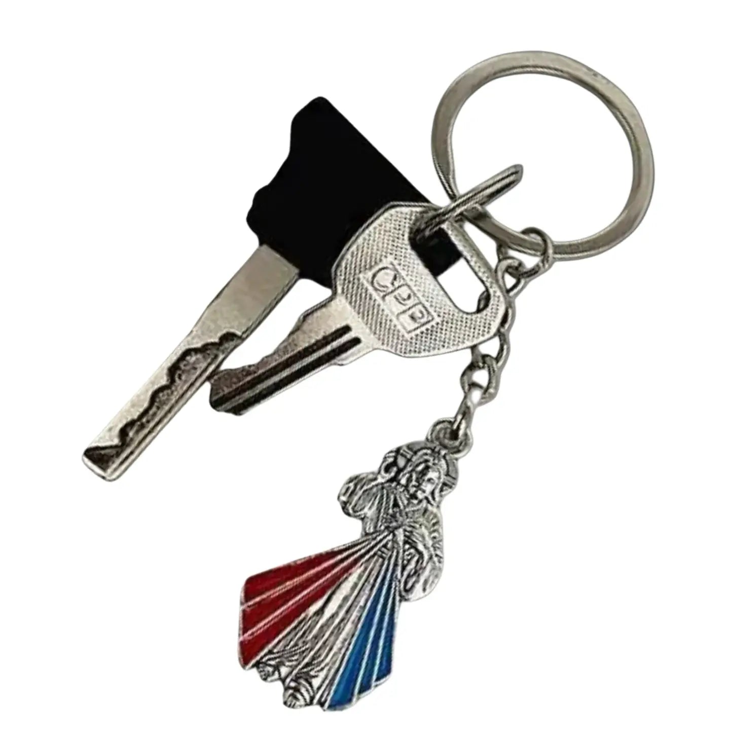 Divine Mercy Keychain   3"