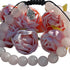 Gemstone - Genuine ROSE QUARTZ Bracelet w/ Cross Charm   7"