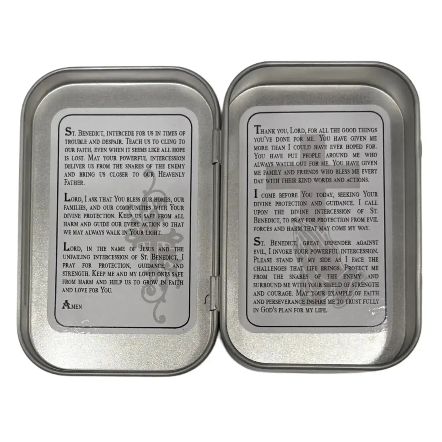 Rosary in Tin w/ Prayer (24 Tins) *SPECIAL DEAL*