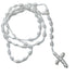 Rope Rosary   18" WHITE