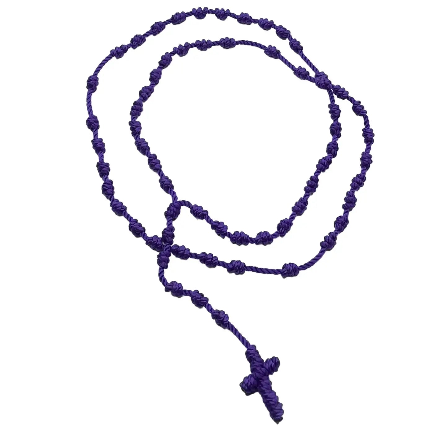 Rope Rosary   18" PURPLE