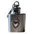 Sacred Heart Holy Water Flask SS    1 oz