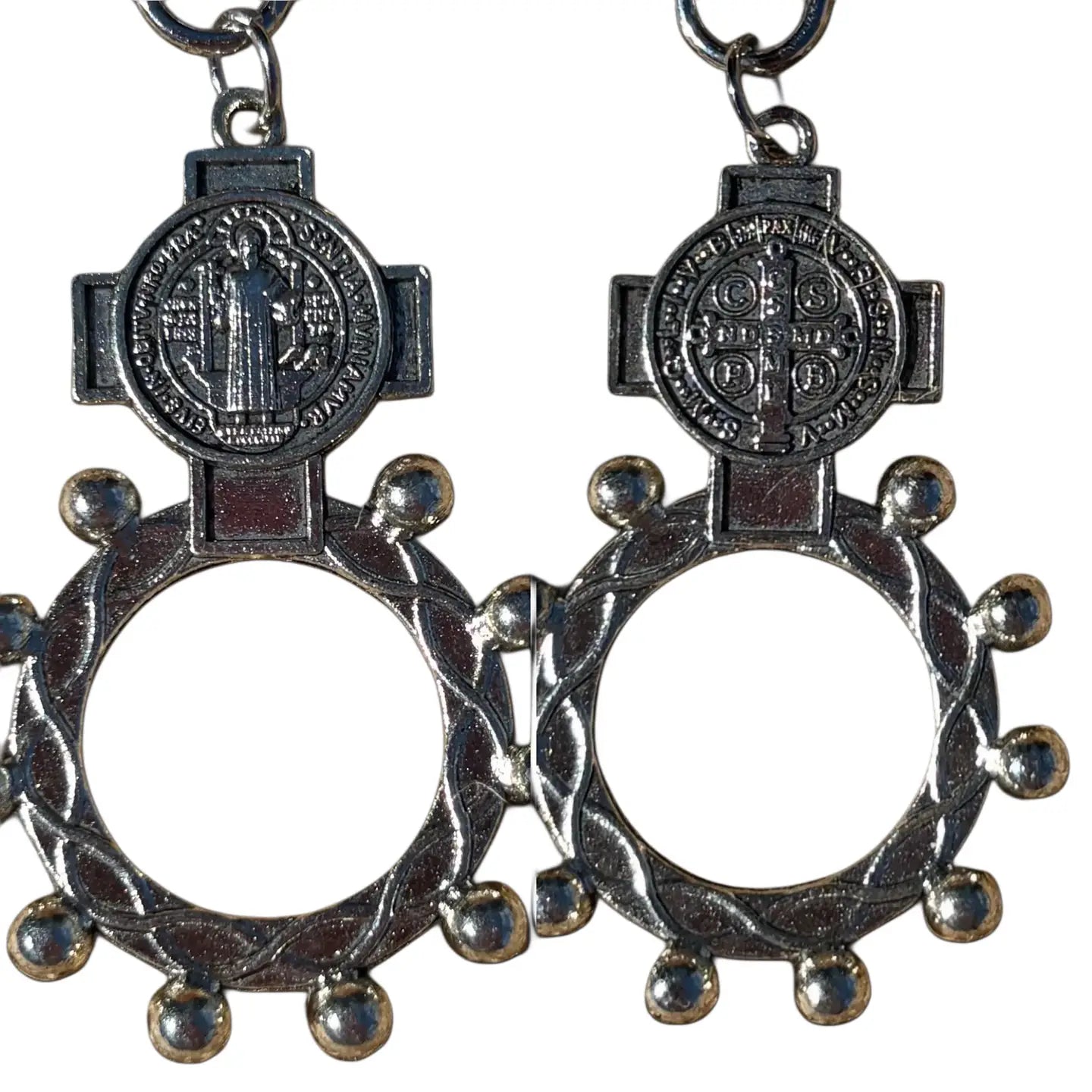 St. Benedict Cross Decade Keychain