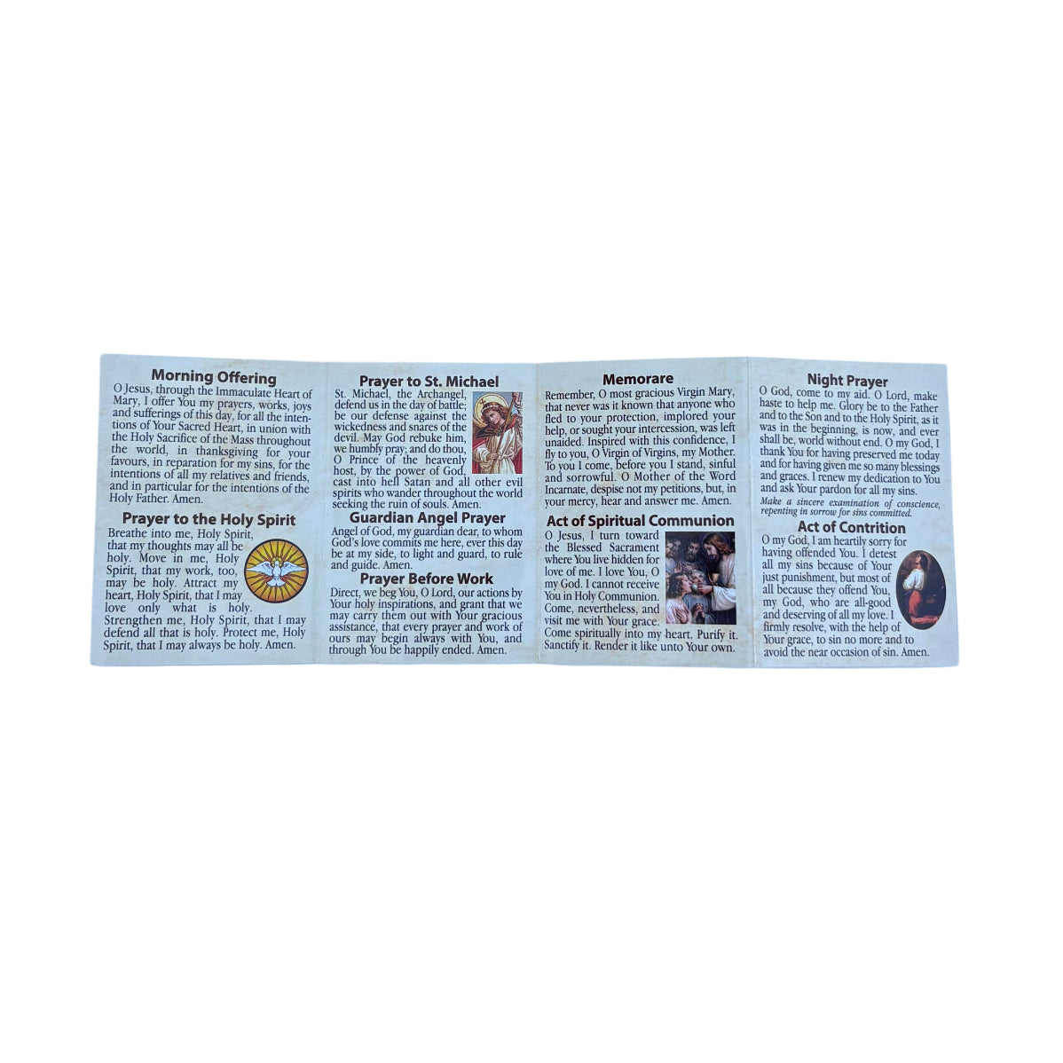 Pocket Daily Prayers Prayer Card Pamphlet    (25/pk)