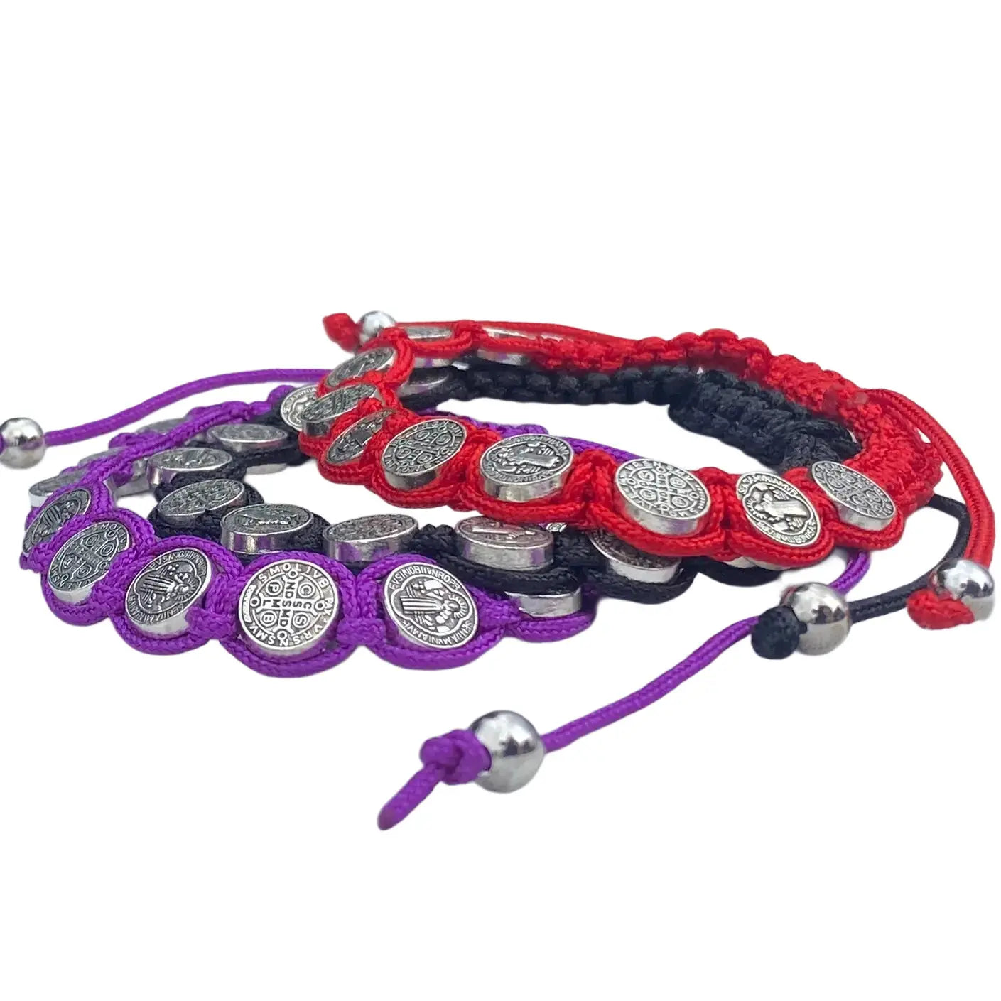 St. Benedict Cord Bracelet    7"