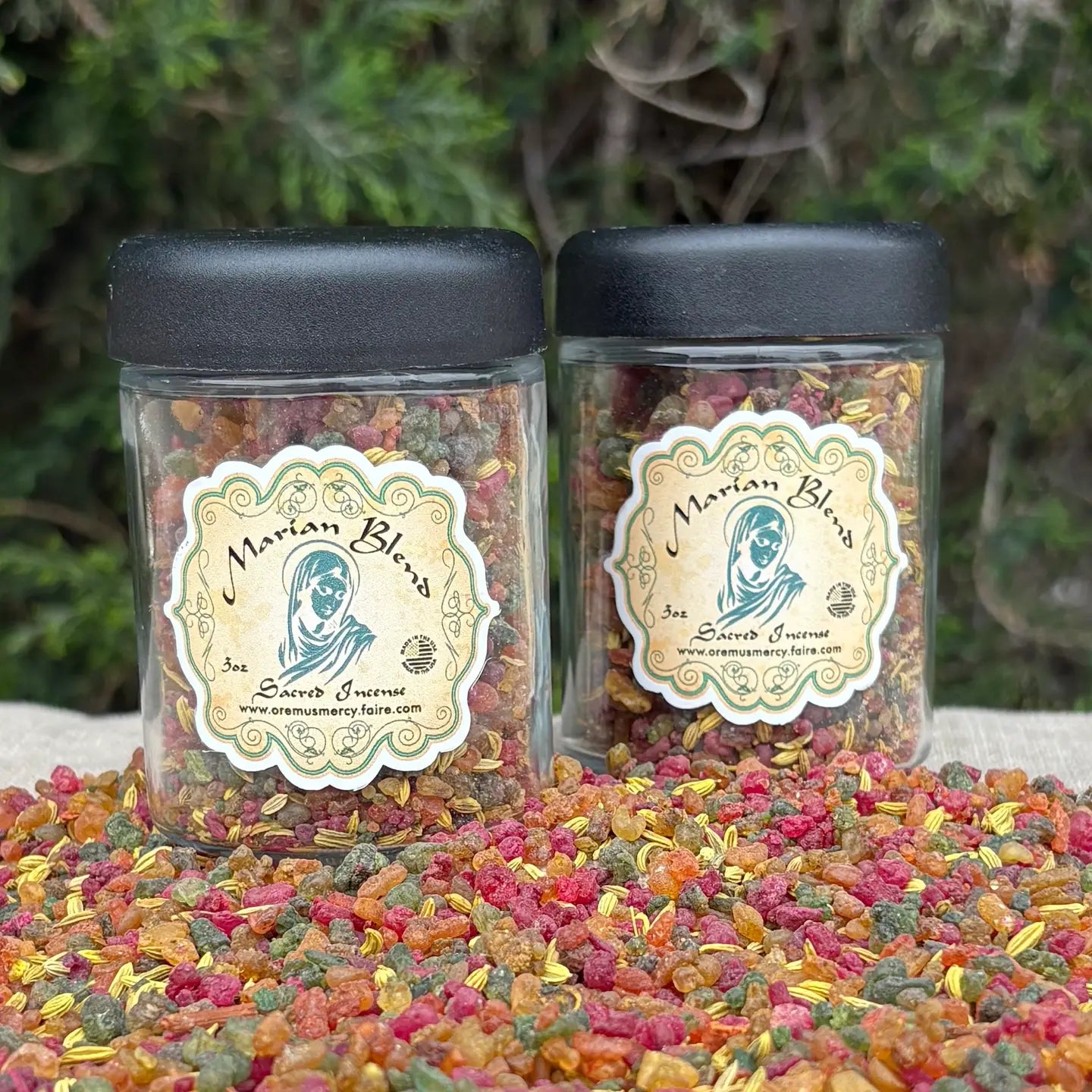 Marian Blend Incense   3 oz