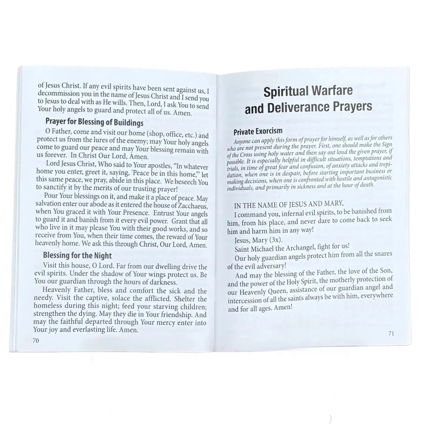An Exorcist Prays Softcover Book