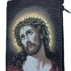 Jesus w/ Crown of Thorns MD Rosary Pouch   4" x 6"