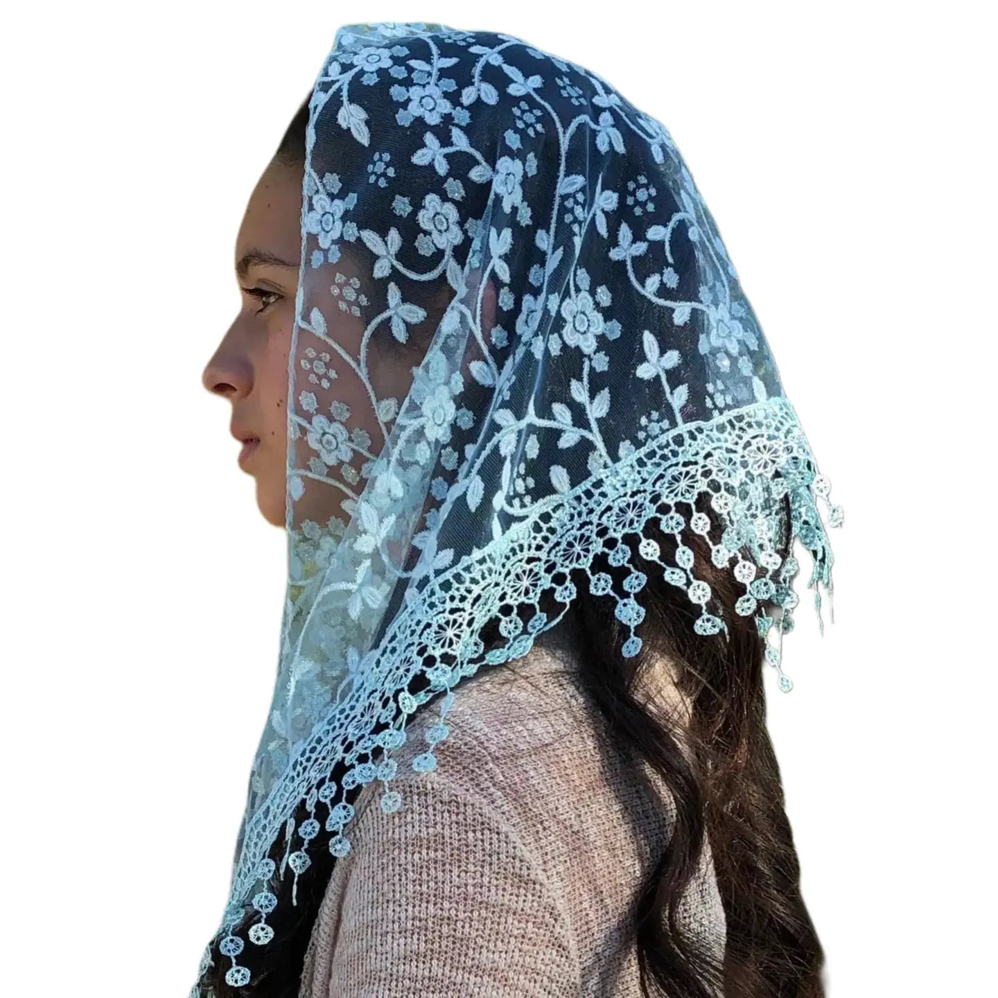 Cherry Blossom Veil - BLUE
