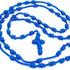 Rope Rosary   18" BLUE