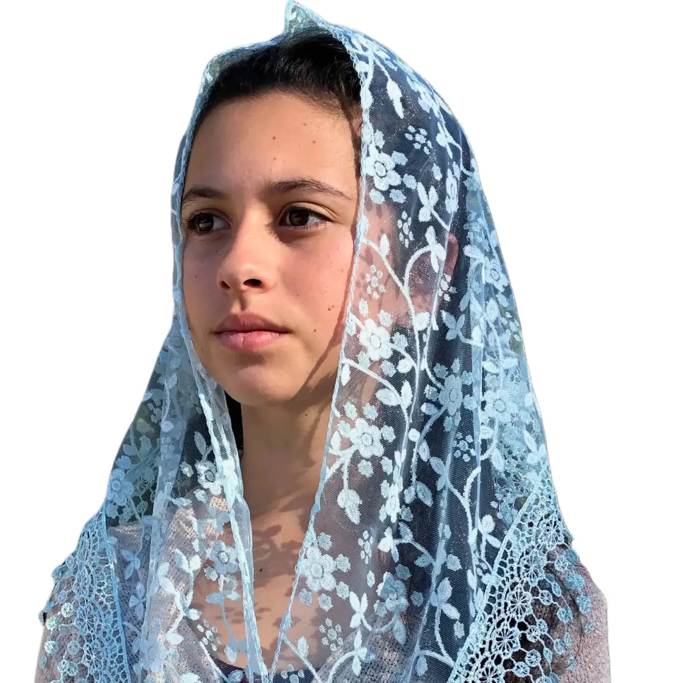 Cherry Blossom Veil - BLUE