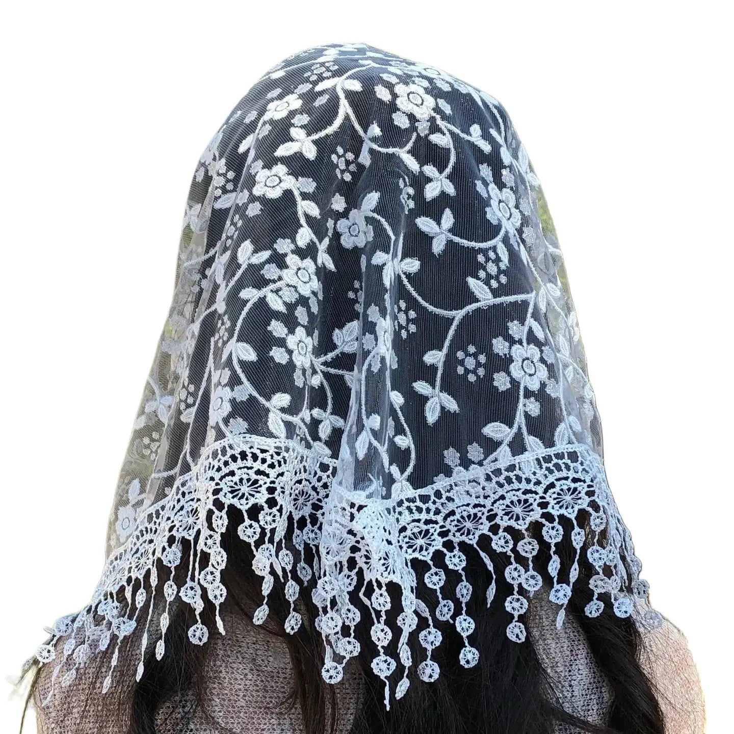 Cherry Blossom Veil - WHITE