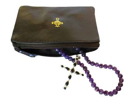 Leather Rosary Pouch (9501)