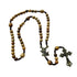 St. Michael Rosary Wooden    16”