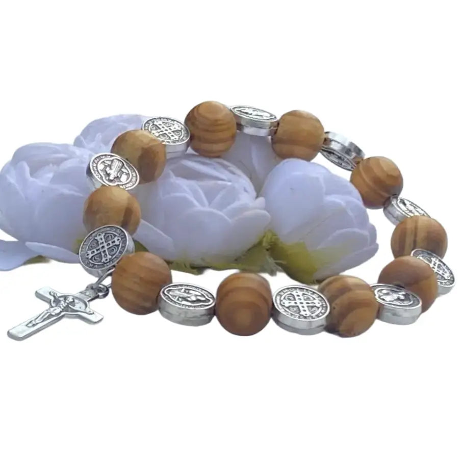 St. Benedict Decade Bracelet    7"