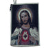 Sacred Heart of Jesus (BLACK) MD Rosary Pouch    4" x 6"