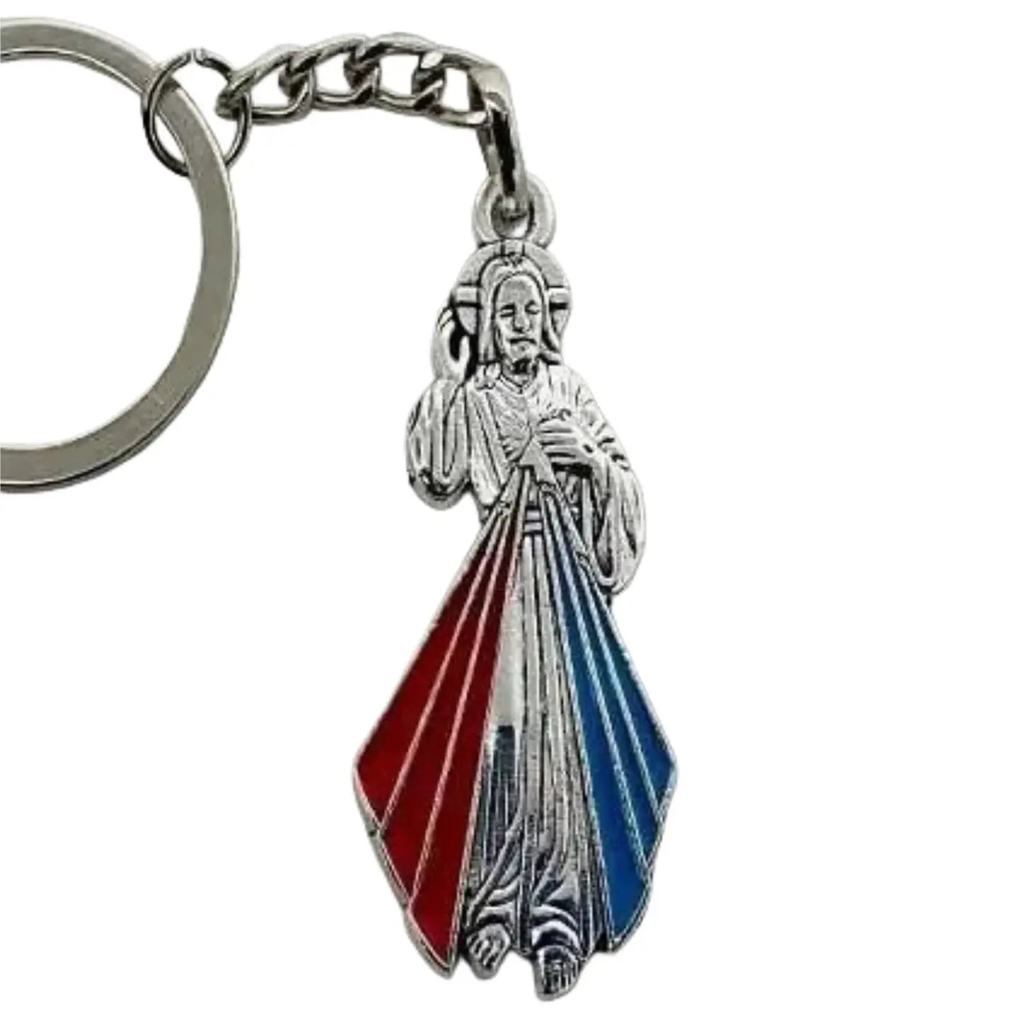 Divine Mercy Keychain   3"