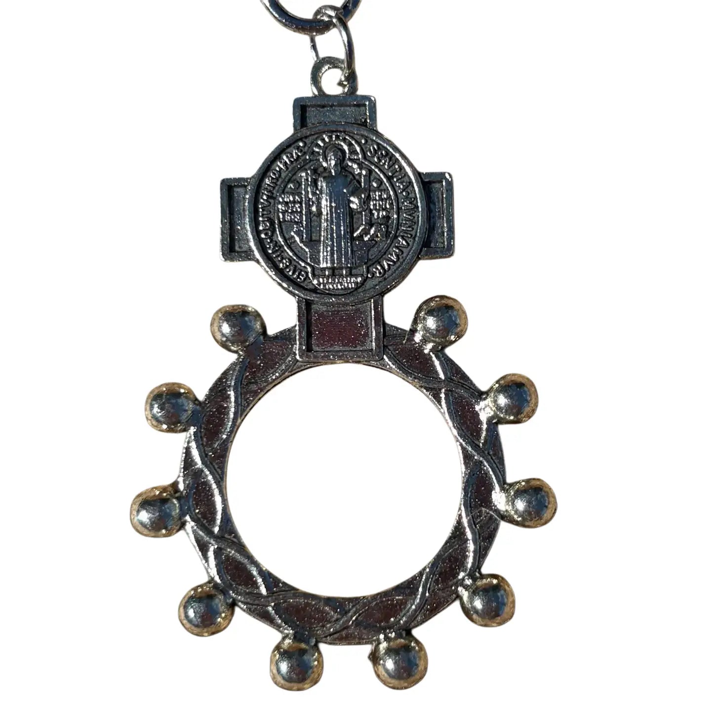 St. Benedict Cross Decade Keychain