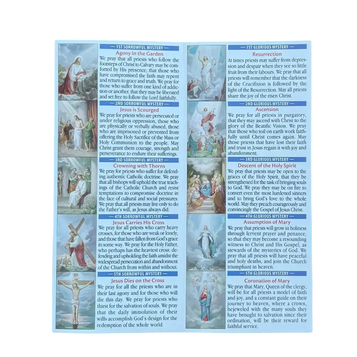 How to Pray The Rosary for Priests Pamphlet   (25/pk)