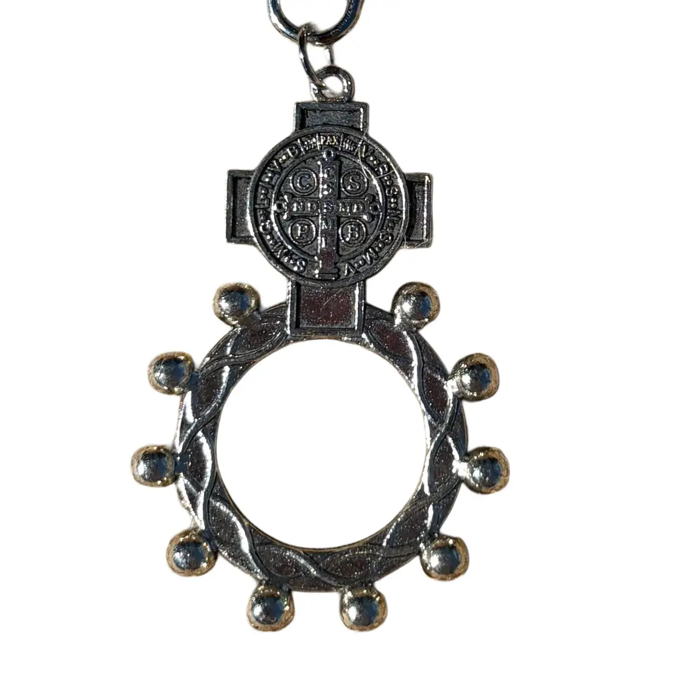 St. Benedict Cross Decade Keychain