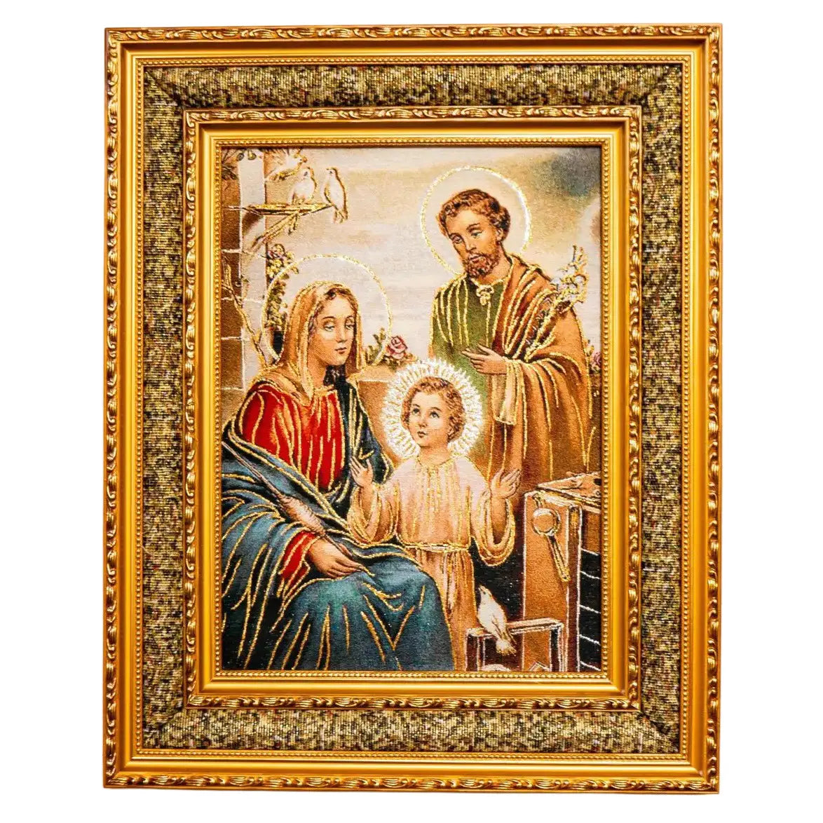 The Holy Family Double Padded Framed Image    21"