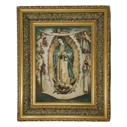 OLOG with Angels Double Padded Framed Image   21"