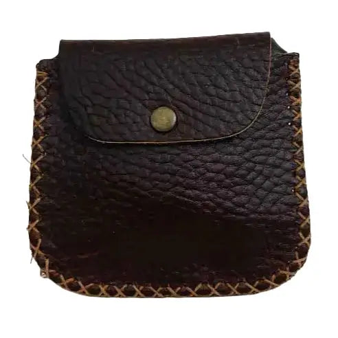 Leather Burse w/ 16″ Strap and Pyx Set