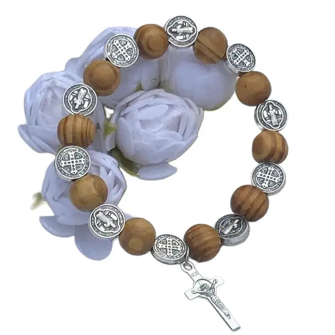 St. Benedict Decade Bracelet    7"
