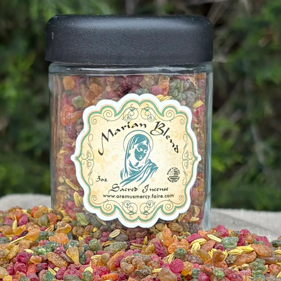 Marian Blend Incense   3 oz