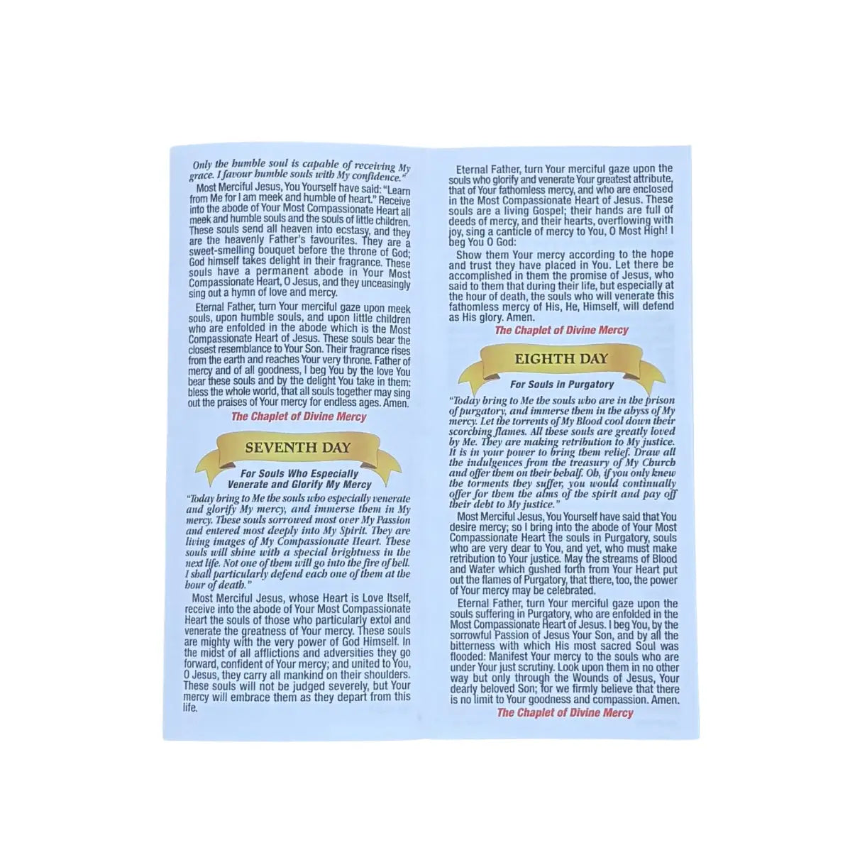 Novena to The Divine Mercy Pamphlet   (25/pk)