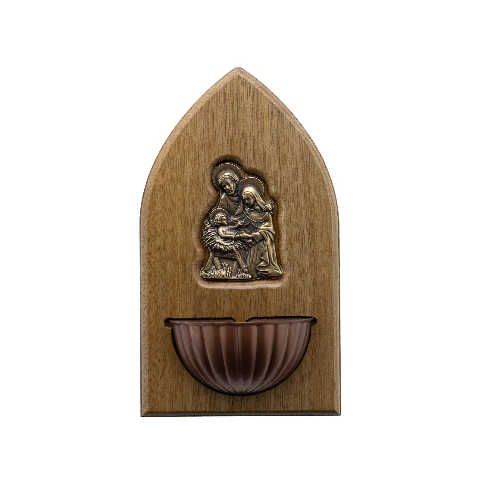 Holy Family Holy Water Font   7"
