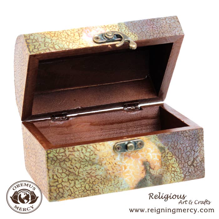 Holy Mary Rosary Storage Box   6"