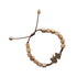 Sacred Hearts Wooden Beads Bracelet    7"