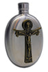 Holy Trinity Holy Water Flask SS Oval    3 oz