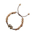 Sacred Hearts Wooden Beads Bracelet    7"