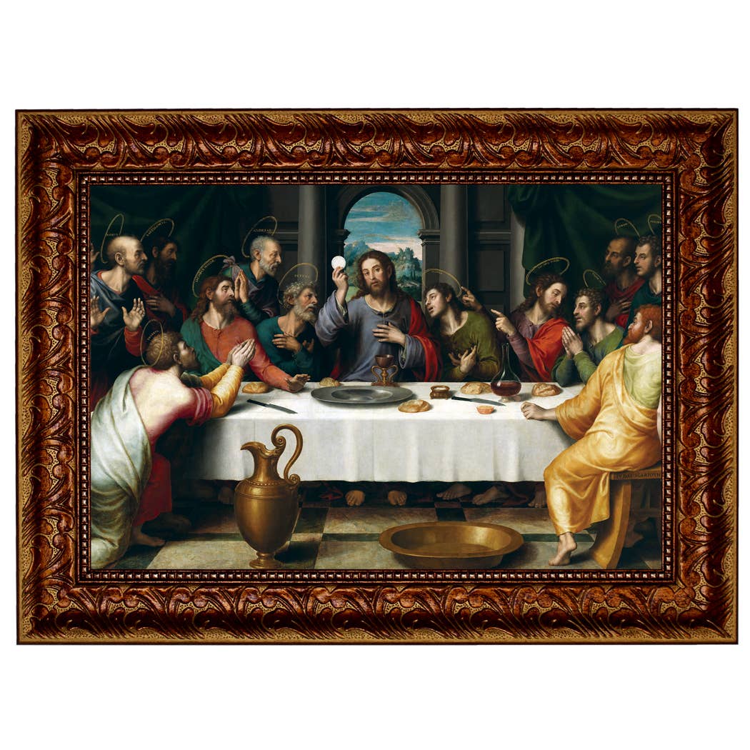 La Ultima Cena Canvas   22"
