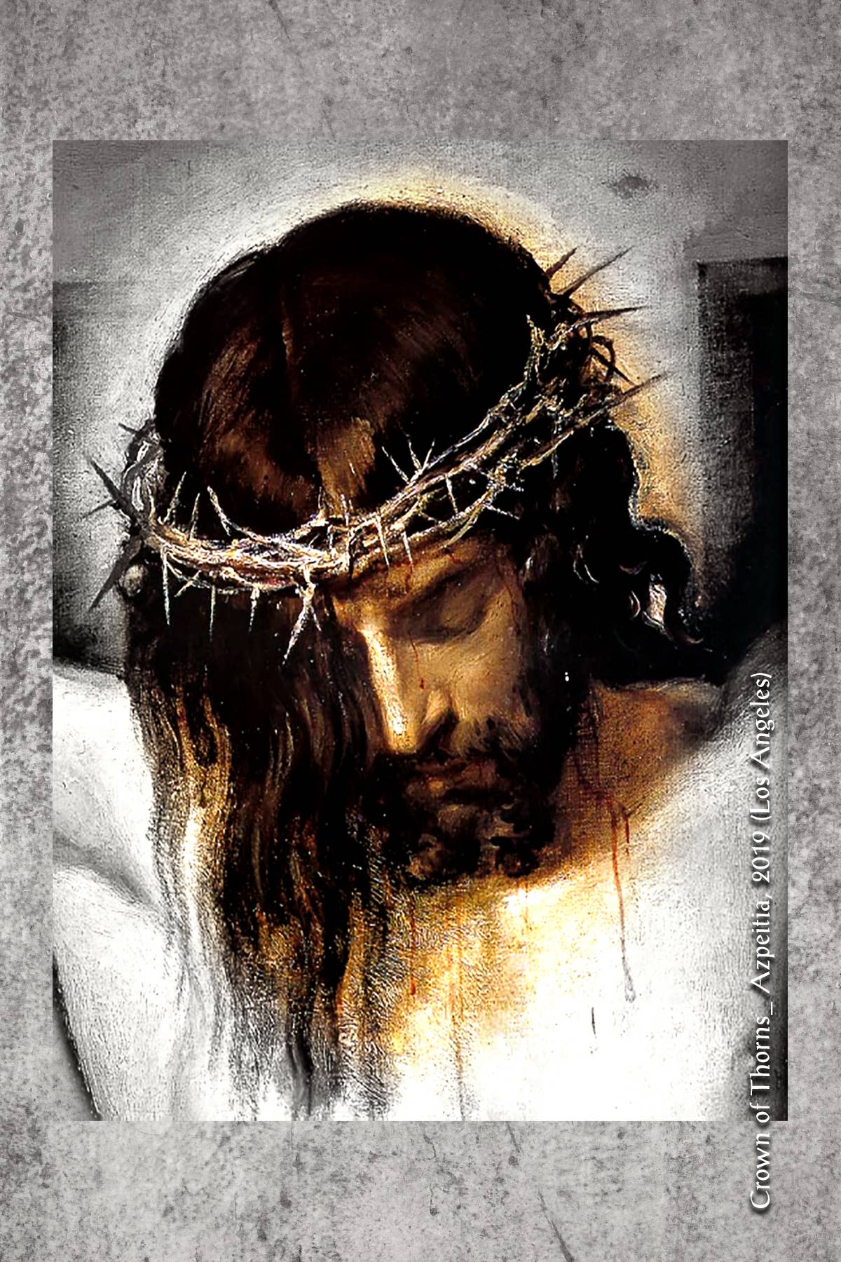 Crown of Thorns Window Sticker   6"