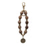 St. Benedict Wooden Rosary Keychain    7”