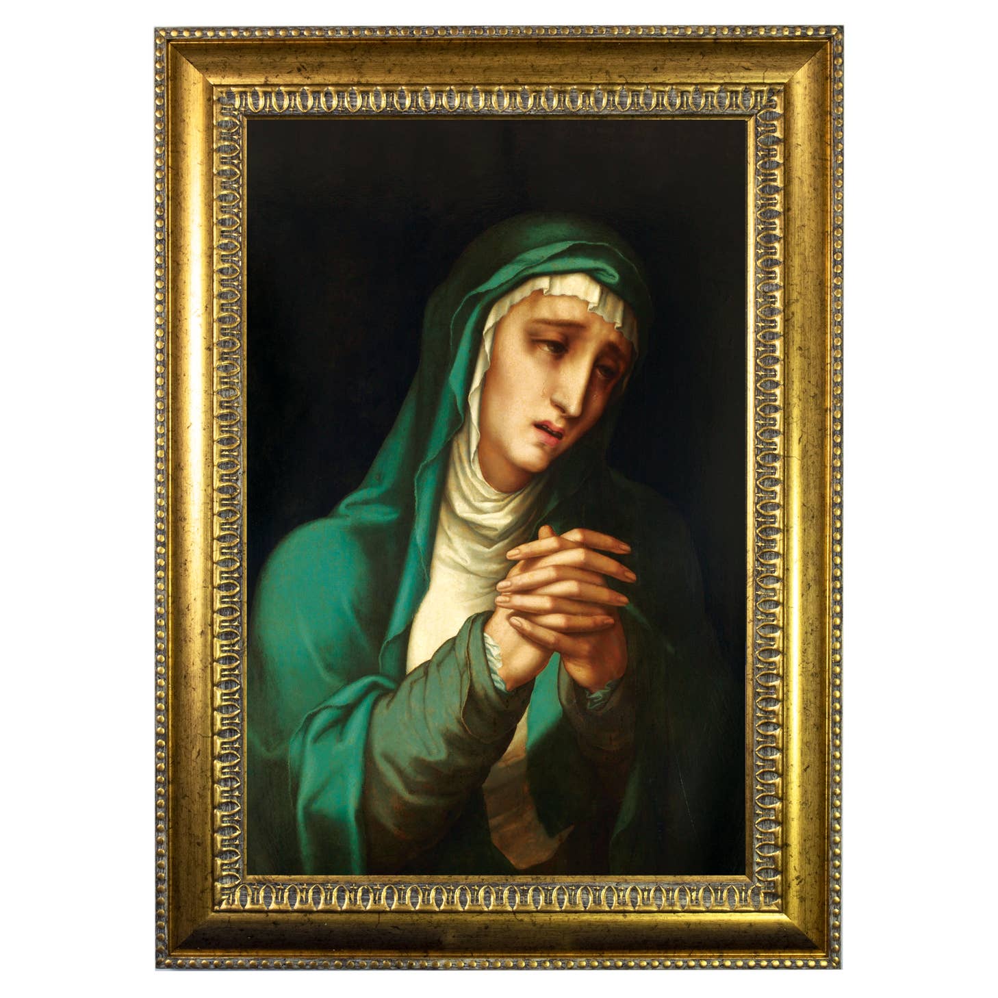 Virgen de Los Dolores (Lady of Sorrows) Canvas   22"