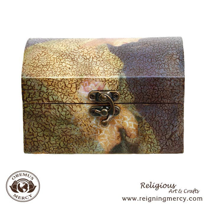 Holy Mary Rosary Storage Box   6"