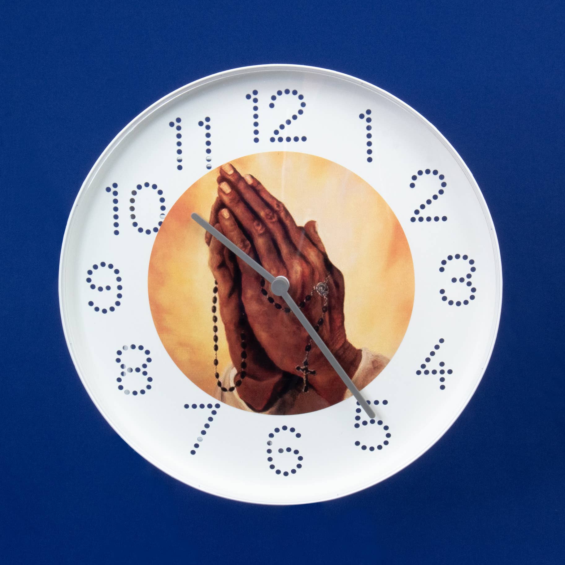 Rosary Prayer Wall Clock    9"