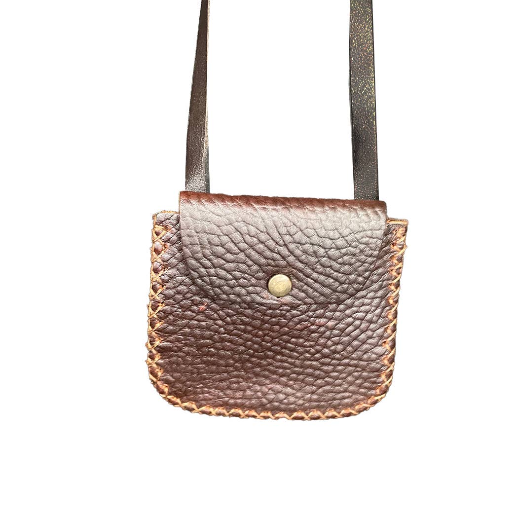 Leather Burse w/ 16″ Shoulder Strap