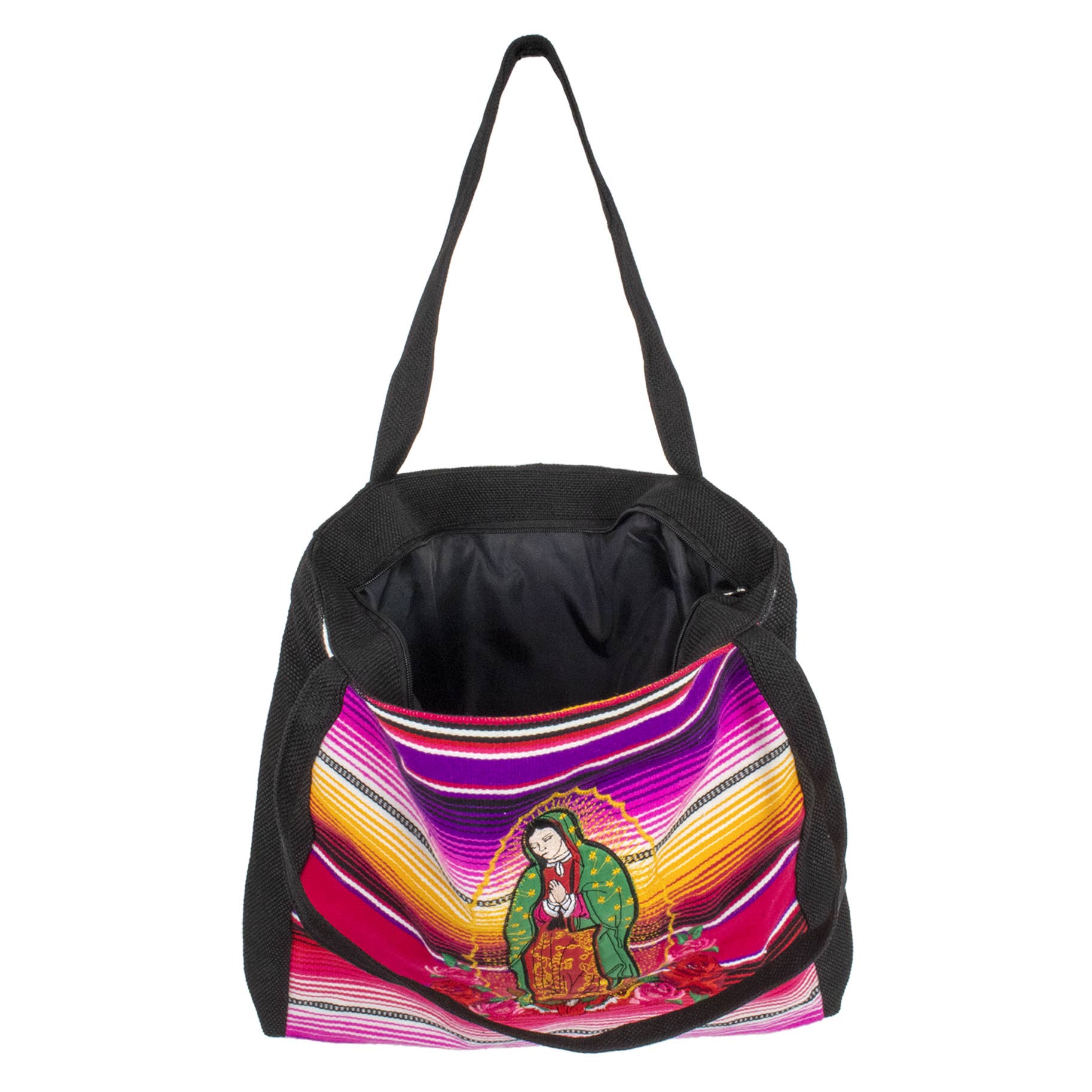 Our Lady of Guadalupe Artisanal Embroidered Purse   20" x 15"