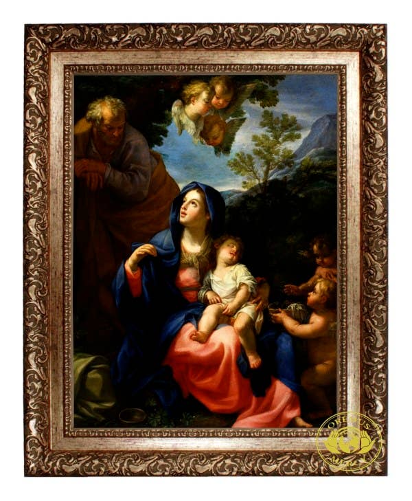 The Rest of The Flight into Egypt Canvas    30"