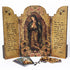 Lady of Guadalupe Wooden Triptych w/ Storage Boxes   10” x 12”