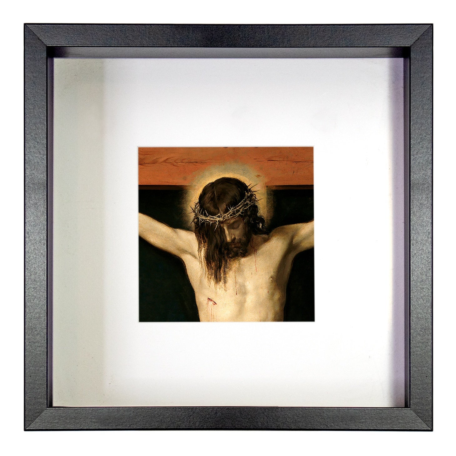 Crown of Thorns Shadowbox Artwork   10.5"