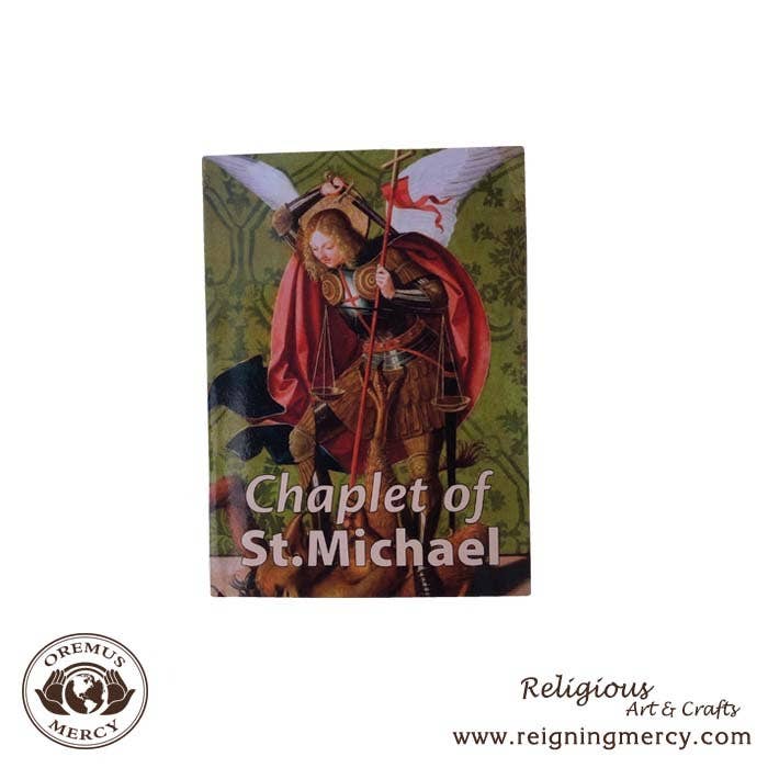Chaplet of St. Michael Prayer Card Pamphlet   (25/pk)