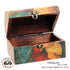 Crown Madonna with Child Rosary Storage Box   6"
