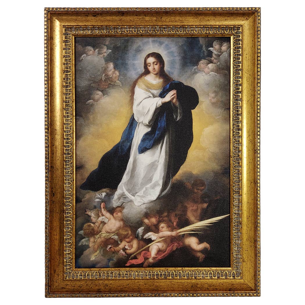 Immaculate Conception of Mary Canvas   22"