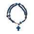 Child's Rosary Bracelet 8" - BLUE